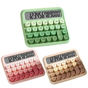 Aqzb Large Silent Calculator - 12 Digits - Big Buttons - Large LCD Display - Gradient Color - Mechanical Switch - Accountant Office School Student - Aesthetic Calculator